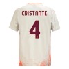 Fotbalové dres AS Řím Cristante 4 Venkovní 2024-25 Krátký Rukáv